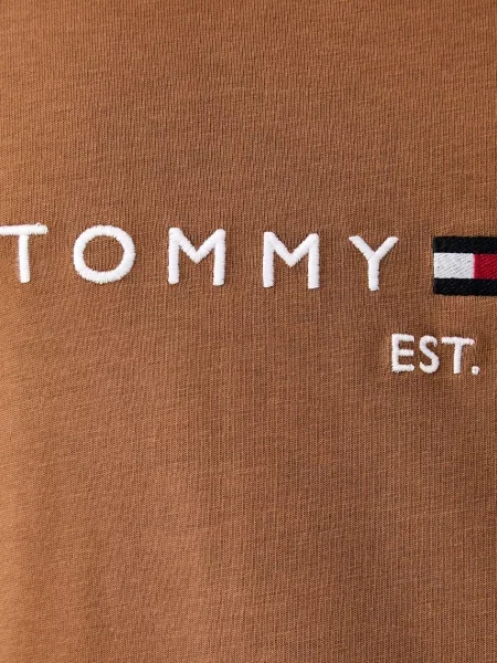 Tommy Hilfiger тениска мъжка от кафяво