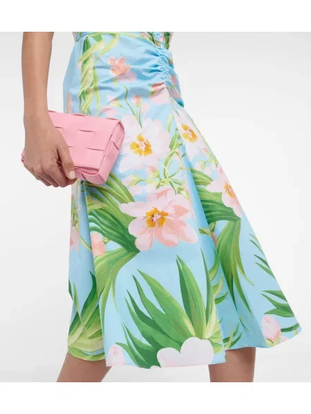 Rochie midi Carolina Herrera cu imagine până la genunchi de costum albastru