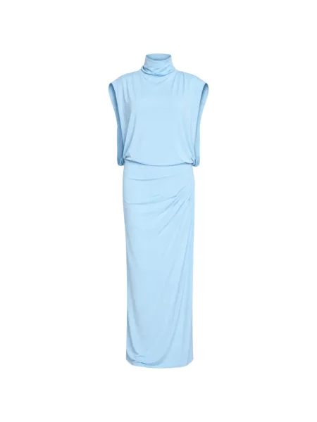 Rochie midi Simkhai din jerseu drapată albastru