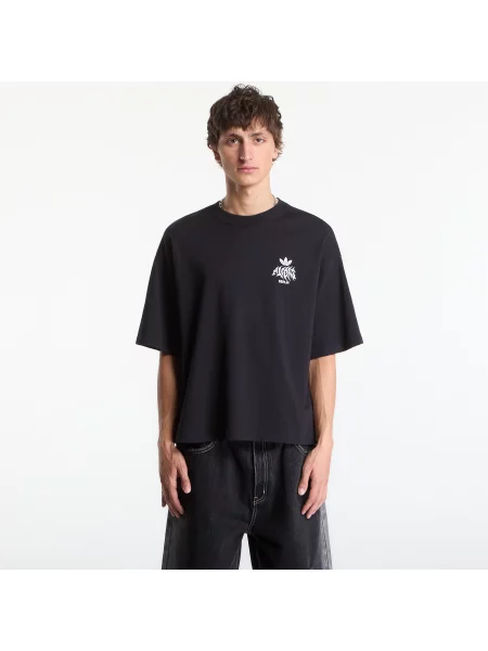Tricou adidas Berlin GFX Tee Core Black L negru