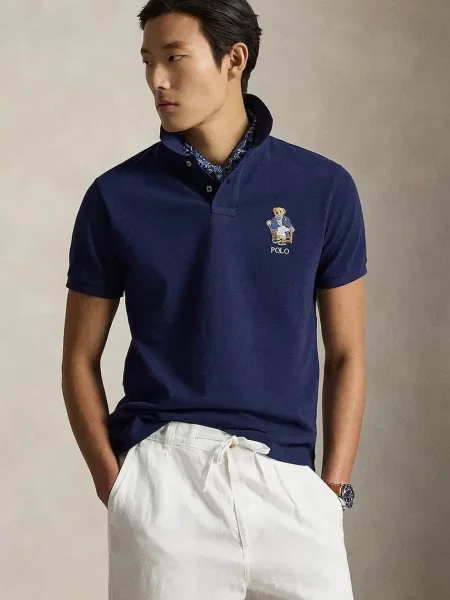 Polo Ralph Lauren Polokošeľa Tmavomodrá modrá