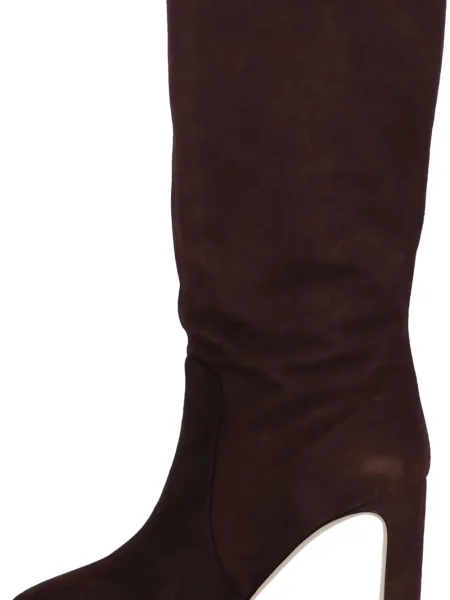 Botine Stuart Weitzman din piele de căprioară maro