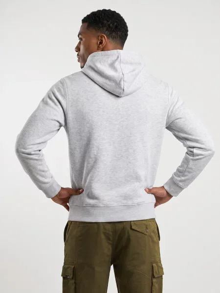 Majica Jack & Jones s kapuljačom siva