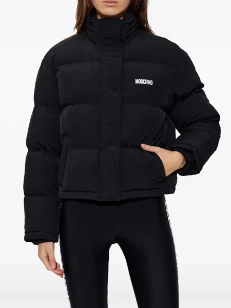 Geacă Moschino cu imagine negru