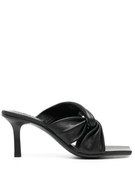 Papuci tip mules Senso din piele negru