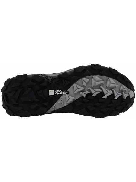 Кожаные ботинки Jack Wolfskin серые