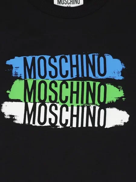 Koszulka dziecięca Moschino czarna