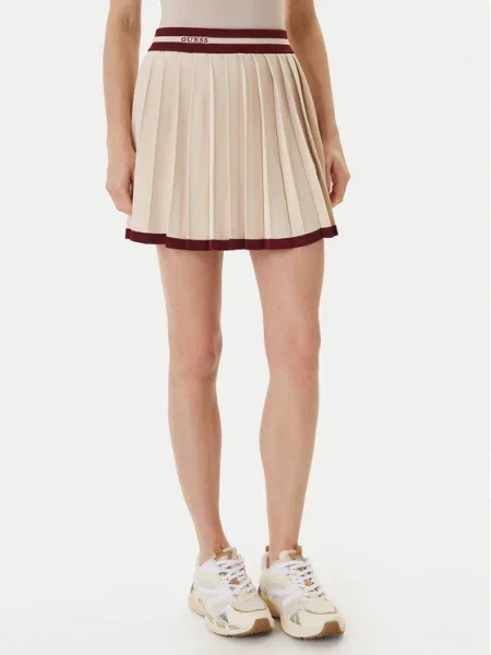 Guess Fustă plisată bej