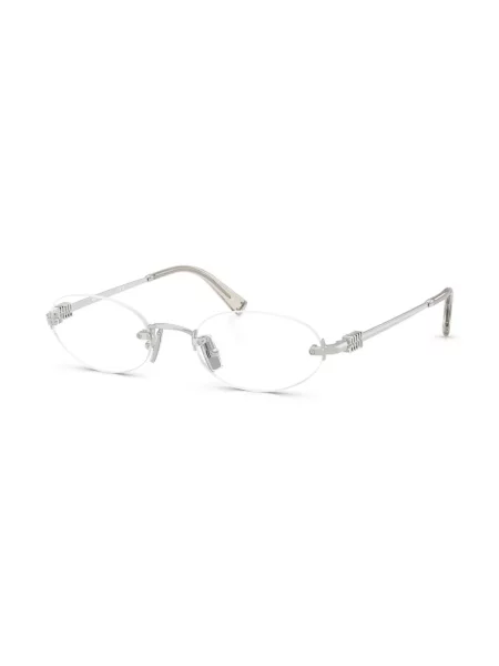Ochelari de soare Miu Miu Eyewear argintiu