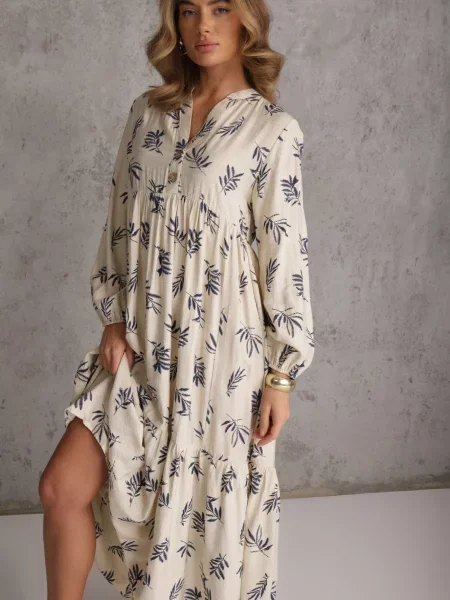 Rochie Seave deschis bej