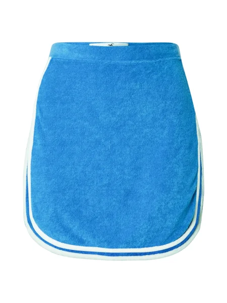HOLLISTER Fustă TERRY albastru verde mentă alb