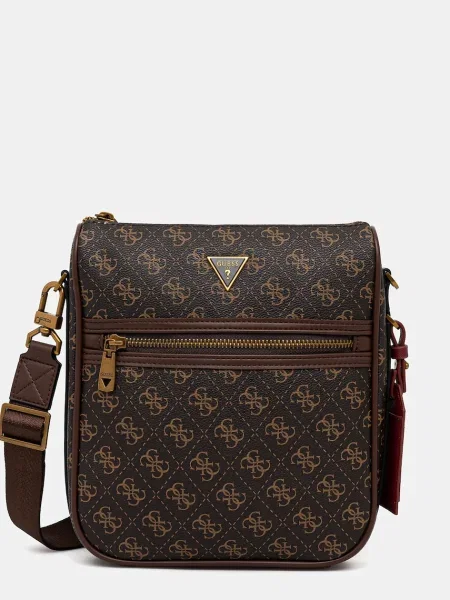 Torbica za okoli pasu Guess MILANO rjava