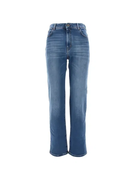 Voiaj blugi drepți Weekend Max Mara albastru