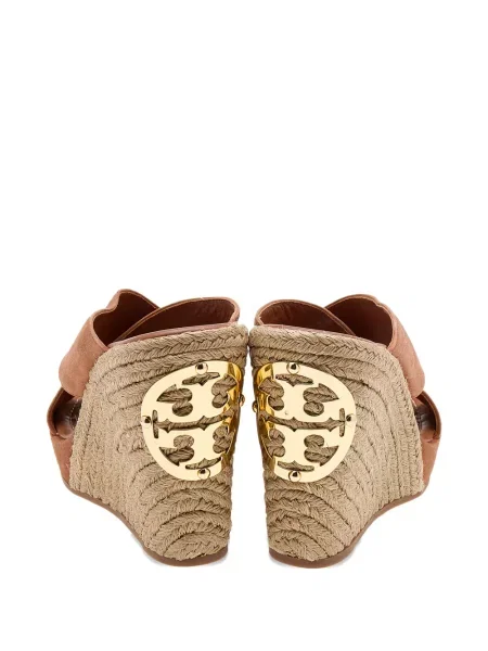 Sandale Tory Burch cu pană maro