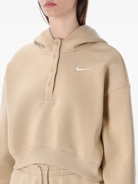 Leggings Nike cu broderie cu decolteu rotund mini verde
