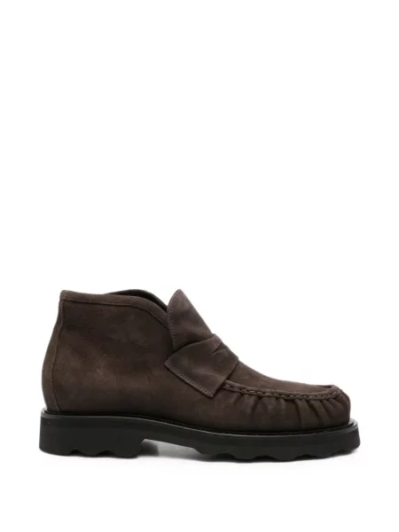 Botine Pomme D´or din piele de căprioară maro