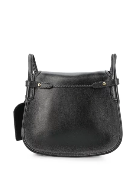 Geantă Prada cu franjuri din piele negru