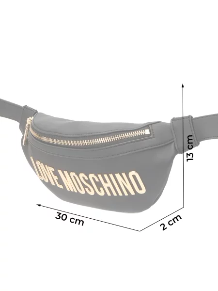 Ľadvinka LOVE MOSCHINO čierna