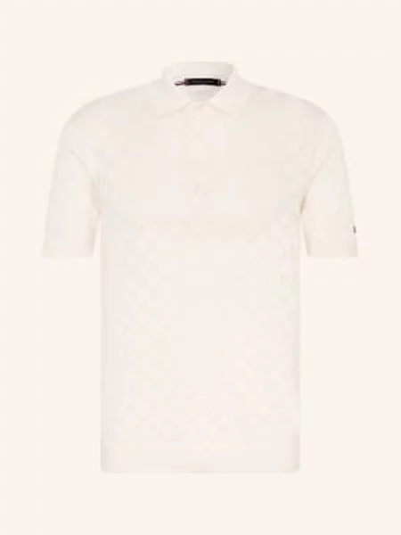 Tommy Hilfiger Dzianinowa Koszulka Polo beige beżowe