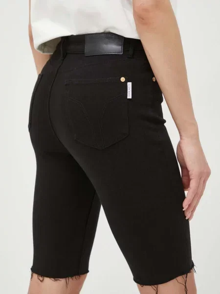Kraťasy Miss Sixty hladké high waist černá