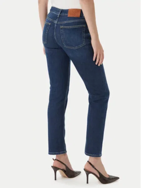 Luisa Spagnoli Jeans hlače Alicudi Mornarsko Skinny Fit modra