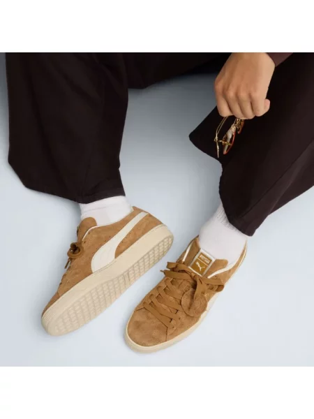 Trampki Puma zamszowe brązowe