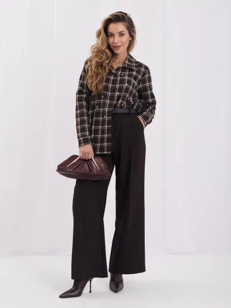 Košulja Italy Moda smeđa