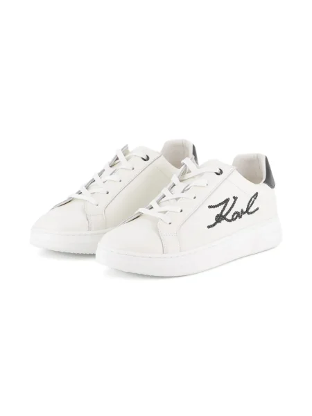 Sneakersy dziecięce Karl Lagerfeld białe