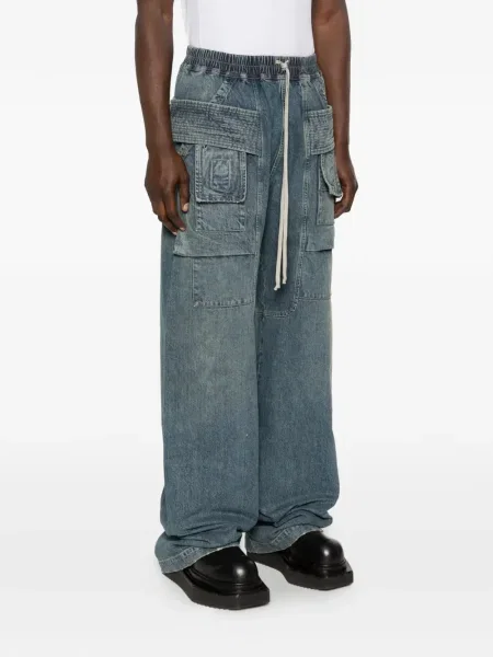 Pantaloni cargo Rick Owens Drkshdw albastru