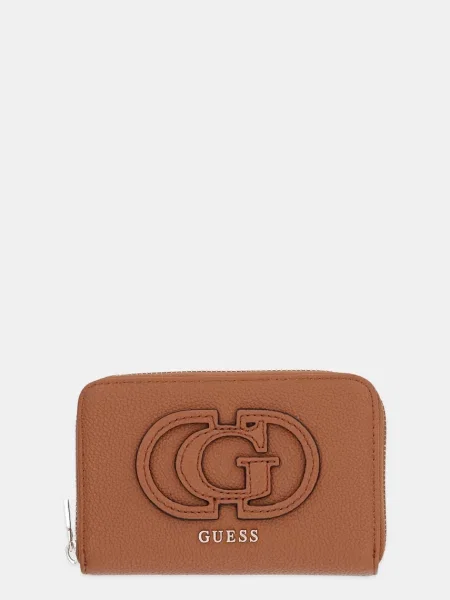 Портмоне Guess CALEBRA кафяво