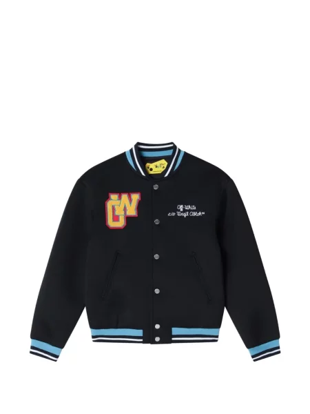 Kurtka bomber dziecięcy Off-white biały