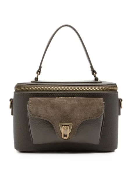 Geantă shopper Coccinelle cu imagine maro