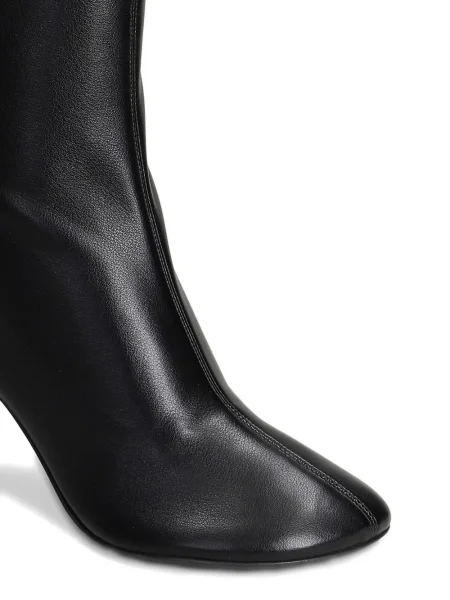 Botine 3juin din piele negru