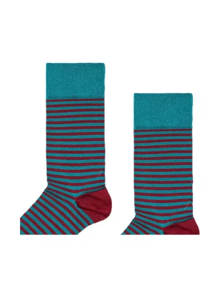 Pruhované ponožky Happy Socks modrá