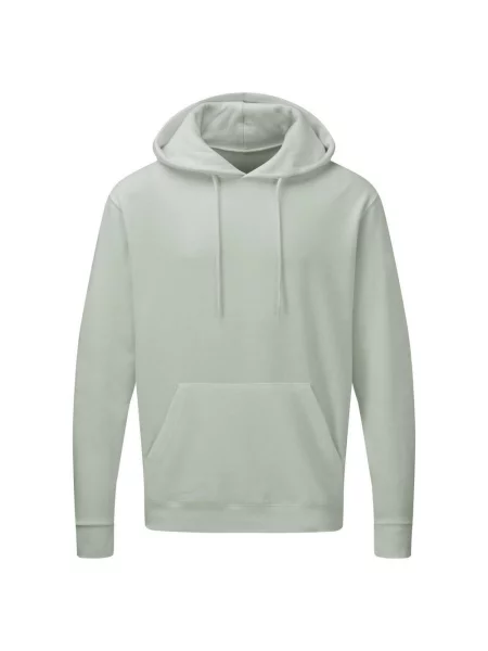 Gładka Bluza Sportowa Przez Głowę Kaptur biała