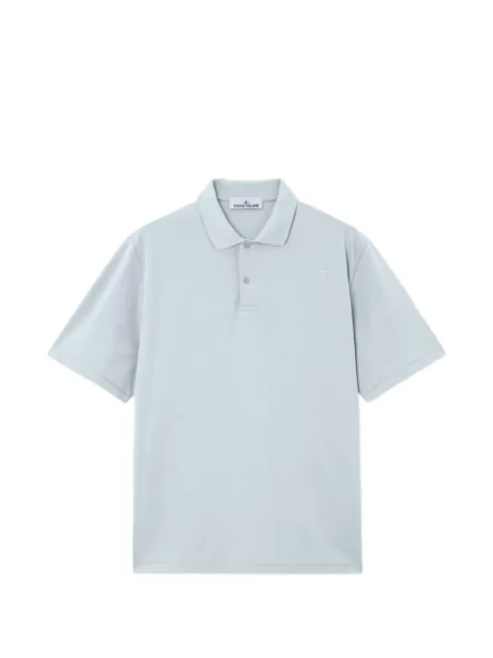Polo Stone Island cu strasuri albastru