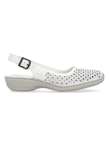 Pantofi Rieker alb
