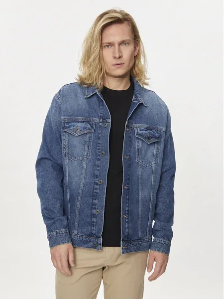 Pepe Jeans Geacă de blugi Pinners albastru