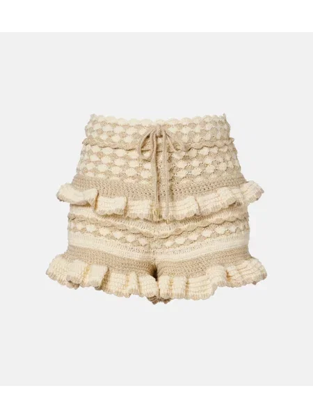 Pantaloni scurți Zimmermann alb