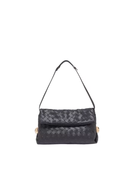 Torba na ramię z imitacji skóry model ‘Pochette’ Liu Jo White czarna