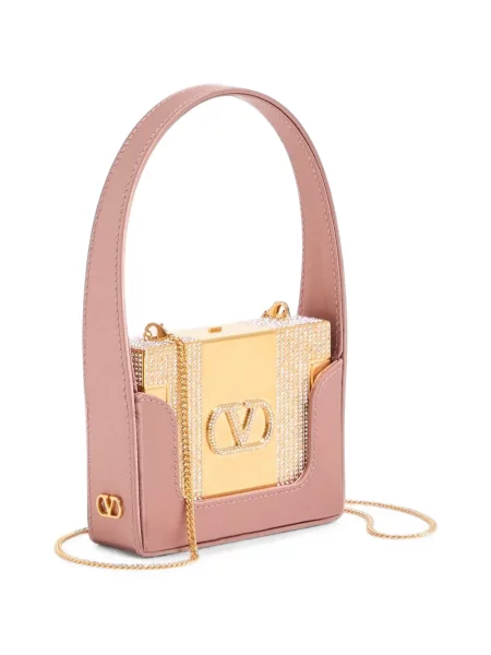 Сатенена чанта Valentino Garavani