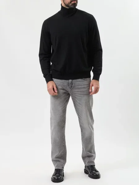 Водолазка Armani Exchange для гольфу чорна