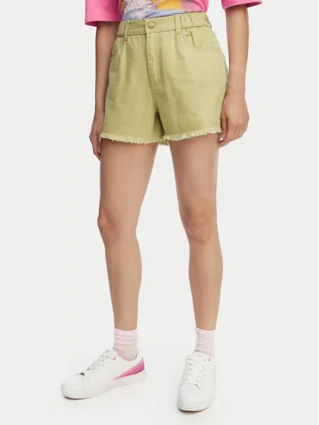 Billabong Дънкови шорти Little Sister Светлозелен
