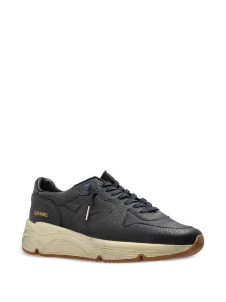 Кожени бягане обувки за бягане Golden Goose Running Sole черно
