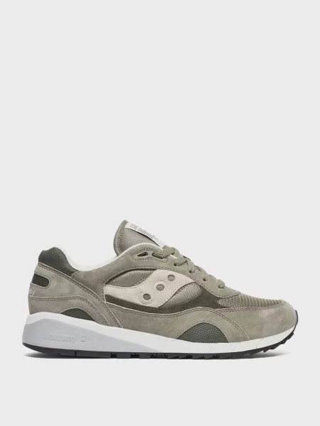 Замшеві кросівки Saucony оливкові