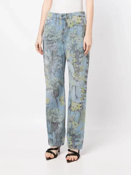 Nohavice Stella Mccartney modrá