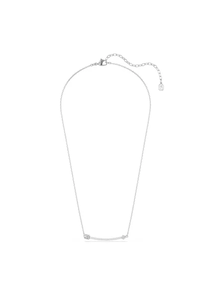 Naszyjnik Swarovski szary