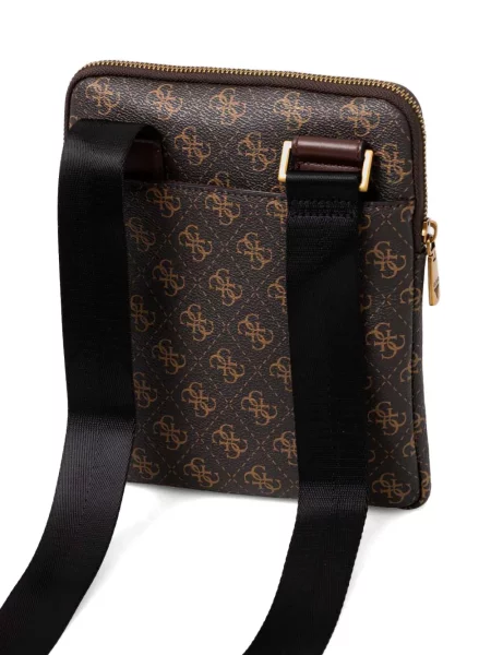 Geantă crossbody Guess cu imagine maro