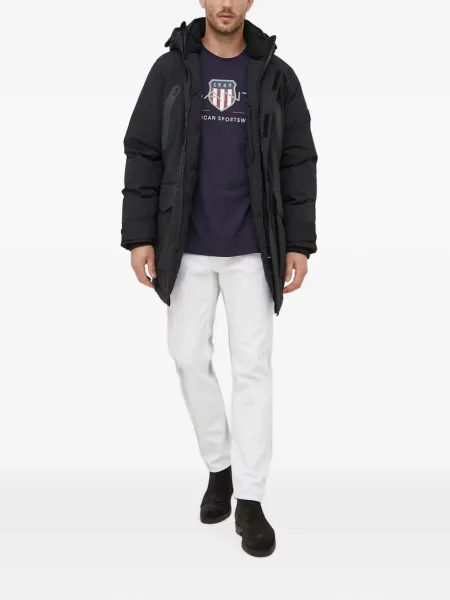 Tricou Gant cu autograf albastru