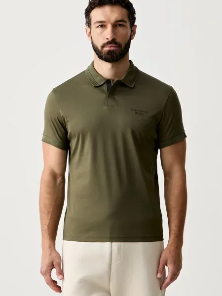 BOSS Tricou polo PS verde